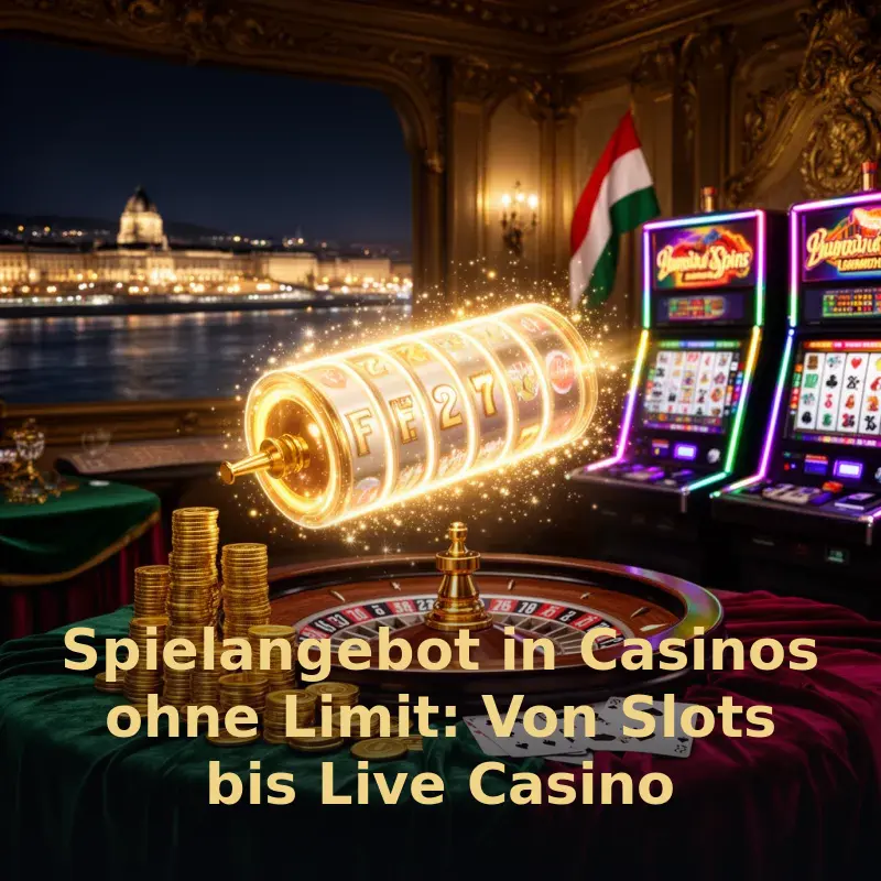 Spielangebot in Casinos ohne Limit: Von Slots bis Live Casino